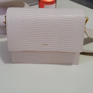 Mini Flap Bag - Ivory Lizard JW PEI